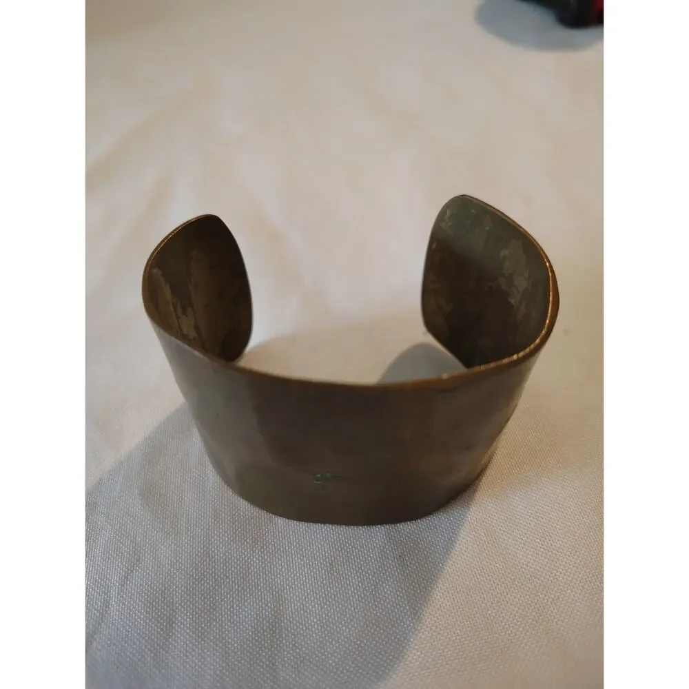 Vintage Hammered Copper 1 3/4